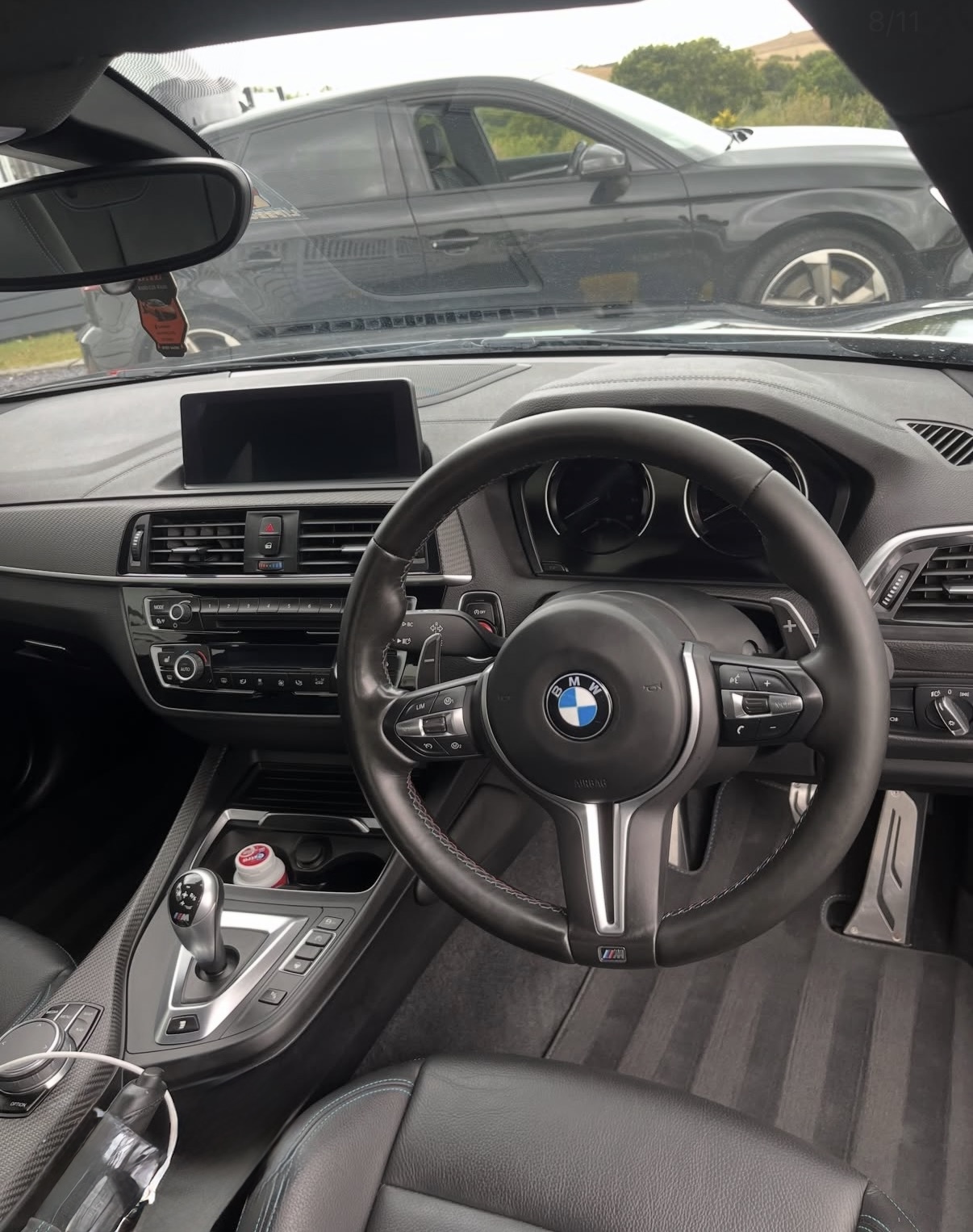 Detailed BMW interior